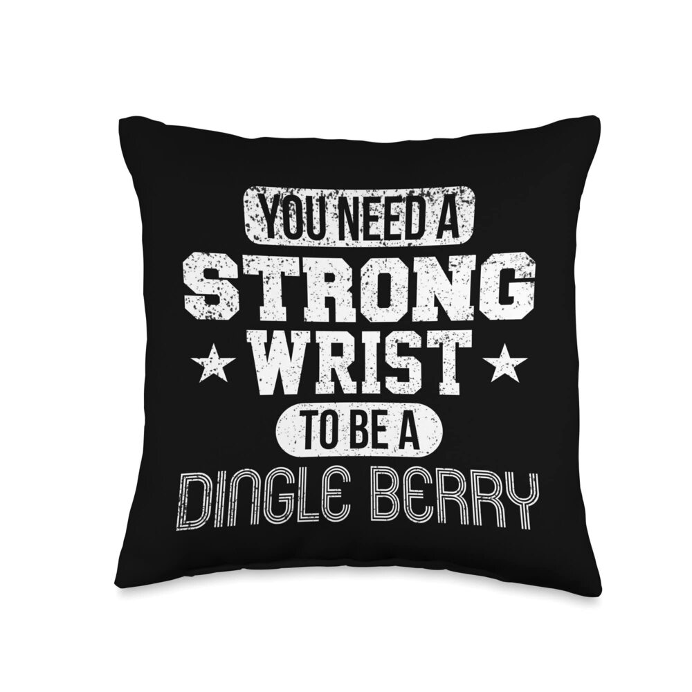 5541 Dingle Berry Pipeliner Welder Welding Roughneck Funny Gag Throw Pillow